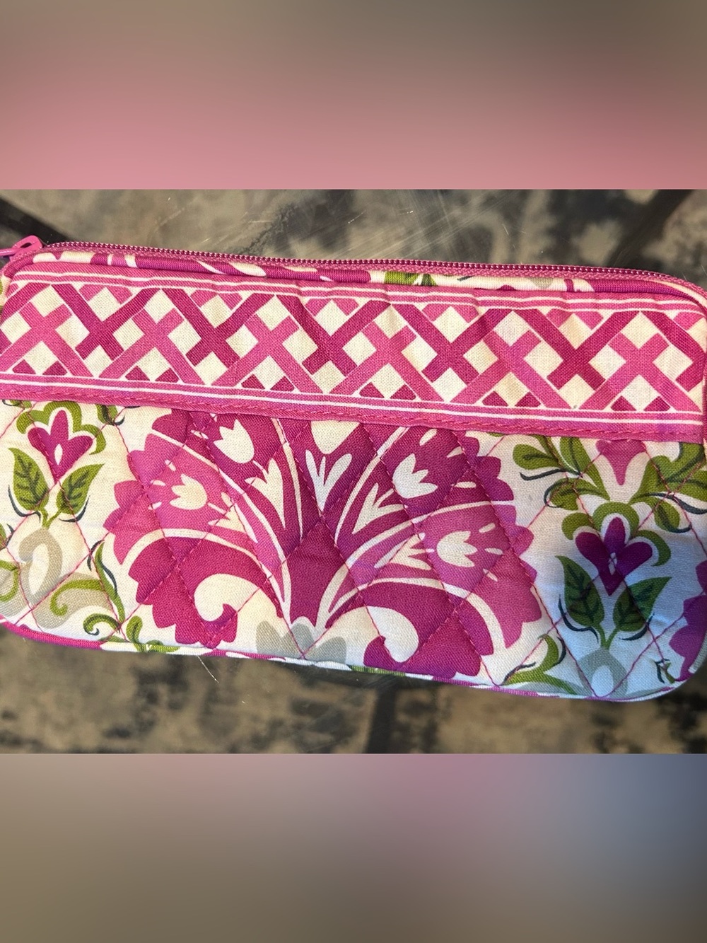 Vera Bradley Pink Floral Quilted wallet